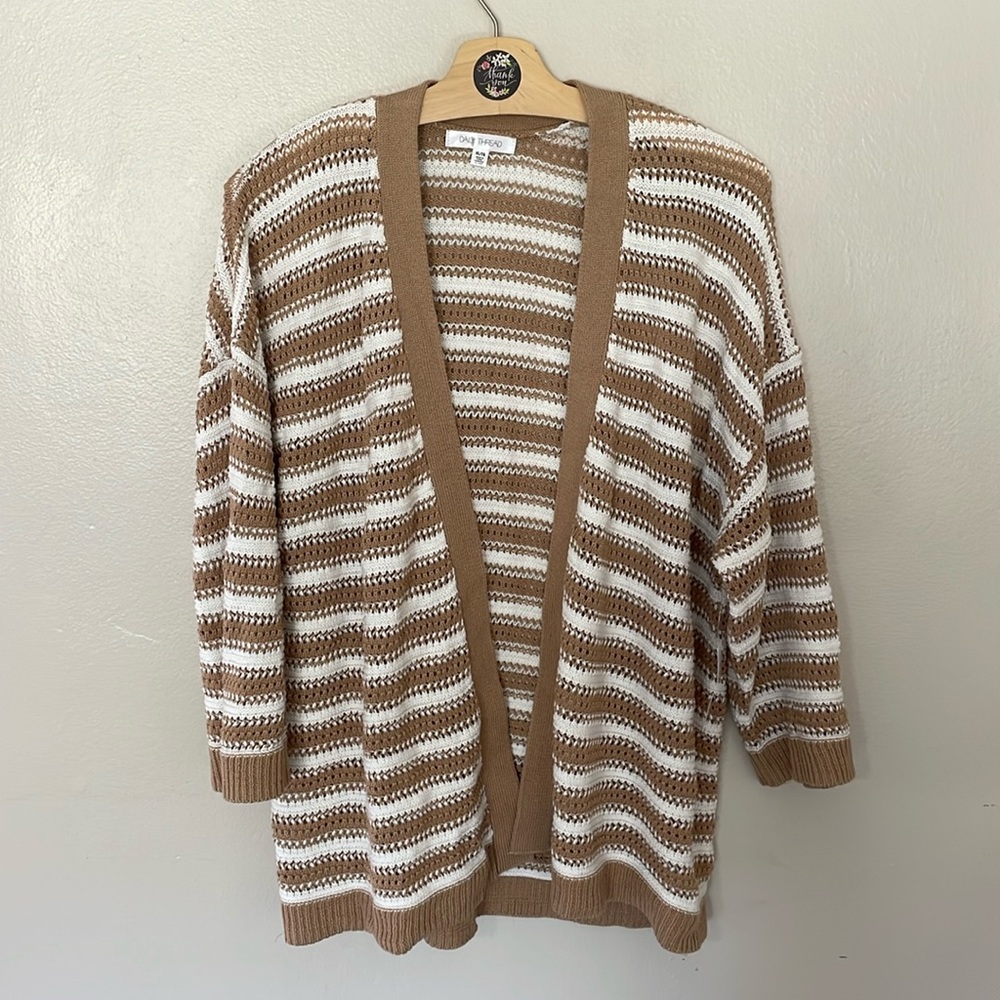 NWT Daily Thread Neutral Combo Cardigan. XL